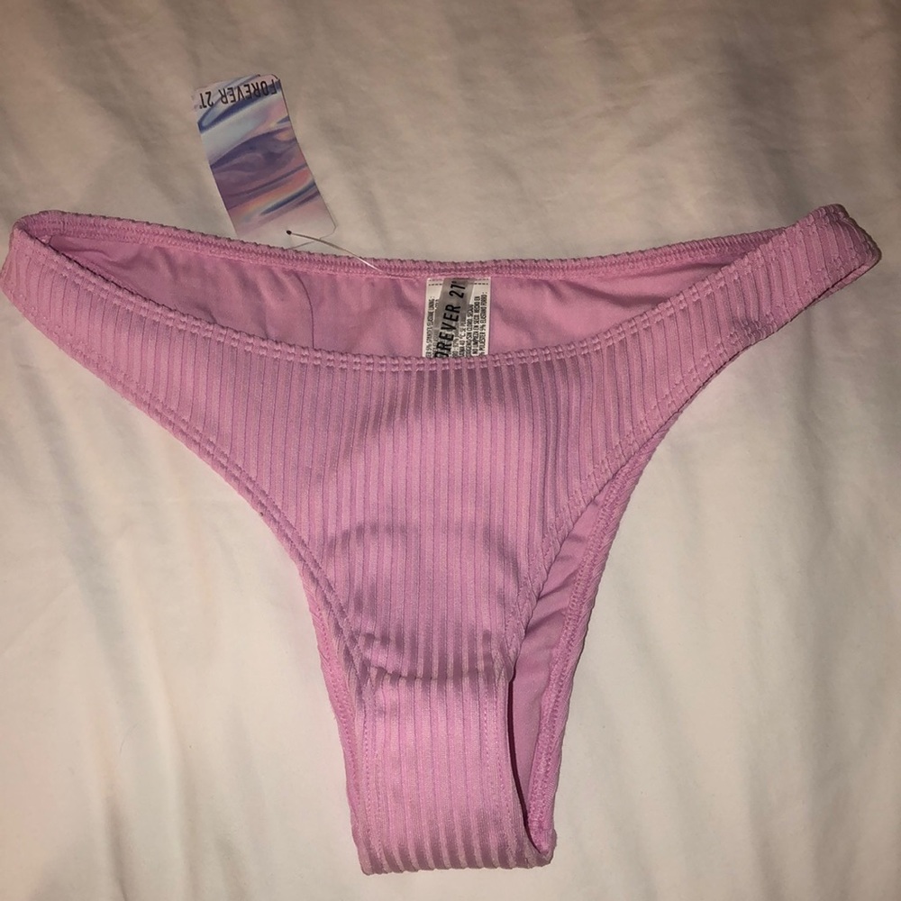 Forever 21 ribbed bathing suit bottoms